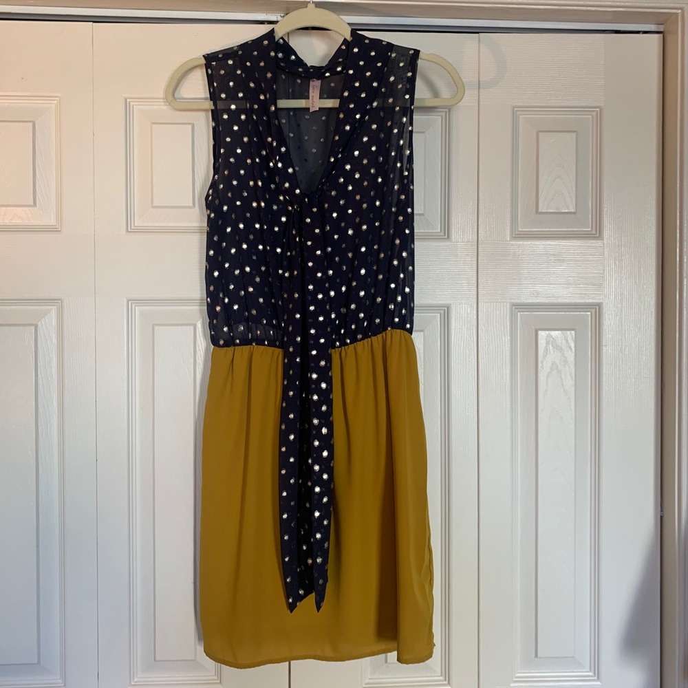 Casual or work polka dot dress